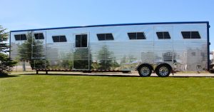15 Horse Trailer with Painted Top Rail